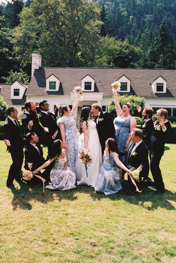 film wedding portraits