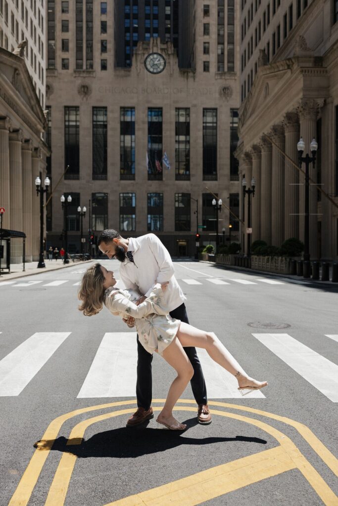 couples downtown photo