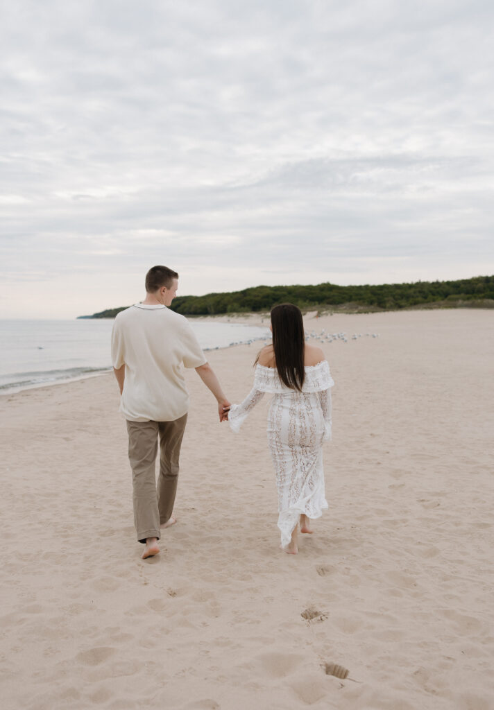 timeless beach white dress